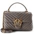  Love Lady Handtasche Leder 21 cm Variante grigio asfalto 1 - antique gold