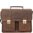  Vintage Aktentasche Leder 40 cm Variante brown