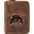  Hecht Geldbörse Leder 10 cm Variante brown 1