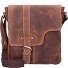  Vintage Umhängetasche Leder 22 cm Variante brown