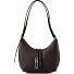  Goccia Schultertasche Leder 22 cm Variante cioccolato 1