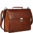  Cambridge Aktentasche Leder 40 cm Laptopfach Variante cognac