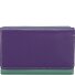  Medium Tri-fold Geldbörse I Leder 14 cm Variante orchid