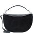  Shearling Handtasche Leder 28 cm Variante black