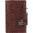  Click & Slide Kreditkartenetui RFID Leder 6,5 cm Variante brown-silver