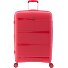  0800 4 Rollen Trolley 76 cm mit Dehnfalte Variante red