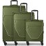  taska 4 Rollen Kofferset 3-teilig mit Dehnfalte Variante olive