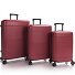  Zen 4 Rollen Kofferset 3-teilig mit Dehnfalte Variante burgundy