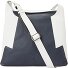  Boston Umhängetasche Leder 32 cm Variante blau-weiss