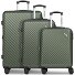  Paradise 2.0 4 Rollen Kofferset 3-teilig mit Dehnfalte Variante olive