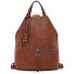  Nele City Rucksack 40 cm Variante cognac