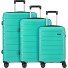  Travel Line 4100 4 Rollen Kofferset 3-teilig Variante petrol