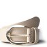  Gürtel Leder Variante creme | 110 cm