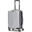  Essentials 18 4 Rollen Kabinentrolley 55 cm mit Dehnfalte Variante Metallic-Silver Shiny