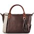  Lucia Schultertasche Leder 35 cm Variante brown
