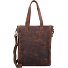  Retro Jackson Shopper Tasche Leder 31 cm Laptopfach Variante dunkelbraun