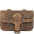  Vintage Military Gürteltasche Leder 16 cm Variante save brown