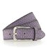  Gürtel Leder Variante lilac-silver | 75 cm