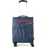  5825 4 Rollen Kabinentrolley 55 cm mit Dehnfalte Variante blau