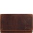  Vintage Geldbörse Leder 17 cm Variante brown