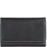  Medium Tri-fold Geldbörse I Leder 14 cm Variante black/pace