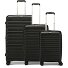  Travel Line 4700 4 Rollen Kofferset 3-teilig mit Dehnfalte Variante black