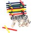  Tricky Tiger Geschicklichkeitsspiel 8 cm Variante beige