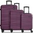  Essentials 16 3-SET 4 Rollen Kofferset 3-teilig Variante burgundy
