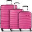  Paris 4 Rollen Kofferset 3-teilig mit Dehnfalte Variante arctic-pink