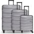  Travel 4-Rollen Kofferset 3-tlg. mit Dehnfalte Variante arctic silver metallic