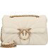  Love Puff Schultertasche Leder 23 cm Variante bianco seta