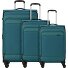  Travel Line 9504 4 Rollen Kofferset 3-teilig mit Dehnfalte Variante petrol