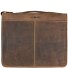  Vintage Ringmappe Leder 29 cm Variante braun