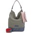  Izzy07 Olga Canvas Schultertasche 27 cm Variante olive