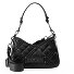  Quilted Schultertasche 25 cm Variante black-silver