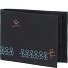  New Cryptan Geldbörse RFID Schutz 8.5 cm Variante schwarz-jumping-jack cyan