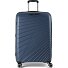  5808 4 Rollen Trolley 74 cm mit Dehnfalte Variante blau