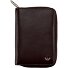  Capri Geldbörse RFID Schutz Leder 8 cm Variante dunkelbraun