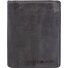  Vintage Washed Geldbörse Leder 10 cm Variante anthrazite