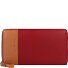  Nappa Geldbörse RFID Schutz Leder 19.5 cm Variante red-tan