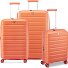  B-Flying Move 4 Rollen Kofferset 3-teilig mit Dehnfalte Variante apricot orange