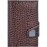  Click & Slide Kreditkartenetui Geldbörse RFID Leder 6,5 cm Variante Aluminium Core silver