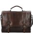  Roma Aktentasche Leder 39 cm Laptopfach Variante braun