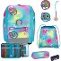  Genius Exklusiv Safety Light Schulranzen-Set Variante Happy Rainbow