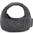  Greta Micro weave Handtasche Leder 20 cm Variante asphalte