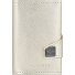  Click & Slide Kreditkartenetui Geldbörse RFID Leder 6,5 cm Variante Aluminium Core silver