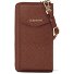  Bologna Leather Zip-Around Geldbörse Handytasche Leder 19 cm Variante brown-2