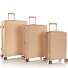  Pastel 4 Rollen Kofferset 3-teilig mit Dehnfalte Variante nude