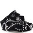  Nietengürtel Leder Variante black | 80 cm