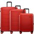  Oxygen 4 Rollen Kofferset 3-teilig mit Dehnfalte Variante iconic red